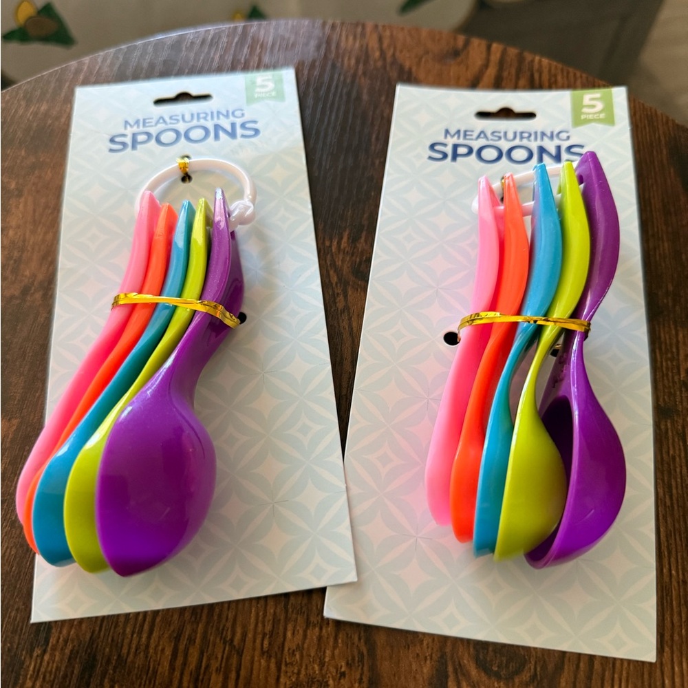Colorful 5-Piece Measuring Spoons - Multi Color - Picture 8 of 9